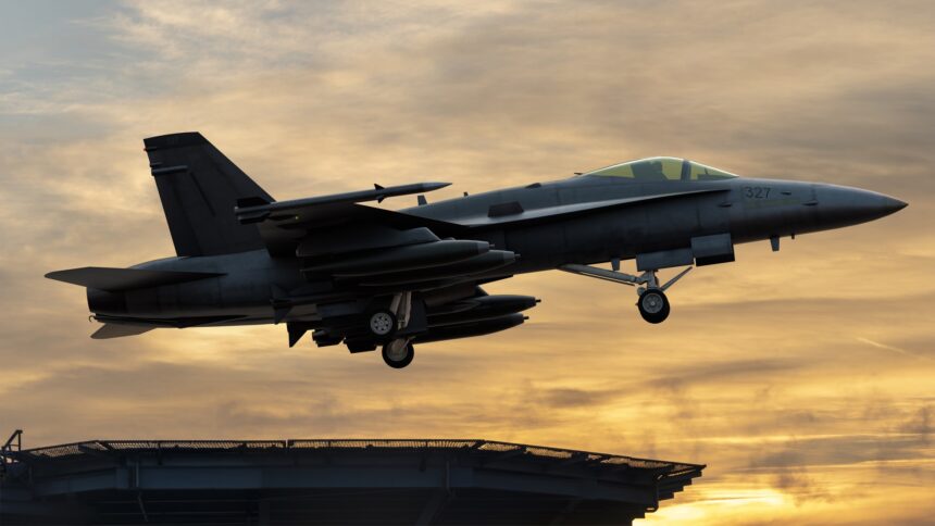 US Navy loses  million fighter jet after it falls into Red Sea