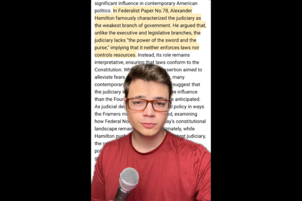 Victor Reacts: Federalist No. 78 Called the Judiciary the Weakest Branch — What Happened?(VIDEO) |