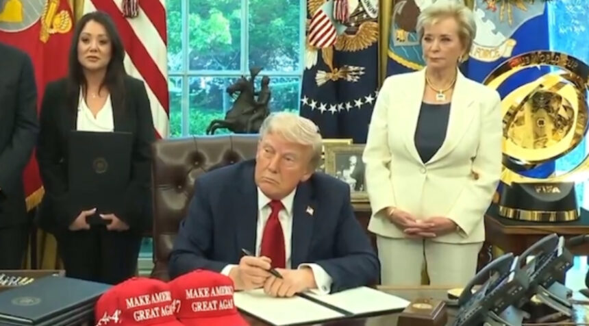 WATCH: President Trump Signs Executive Order on School Discipline Policies Revoking Racist Obama-Biden DEI Guidance to Discipline Students Based on Skin Color |