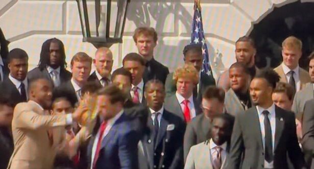 Walking VEEP Episode JD Vance Breaks College Football National Championship Trophy