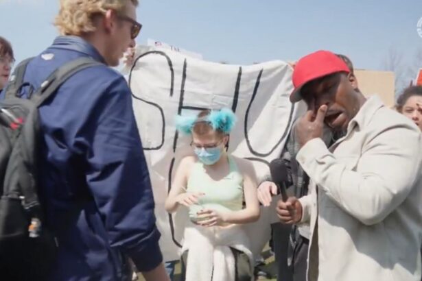 Watch: Leftist Wearing Cat Ears Attacks, Tries to Humiliate Black Conservative Who Was Nothing but Polite |