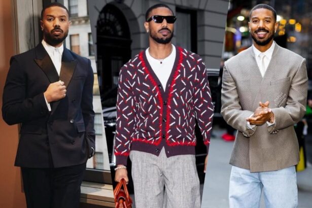 Michael B Jordan Promotes “Sinners” In Swanky Designer Fits