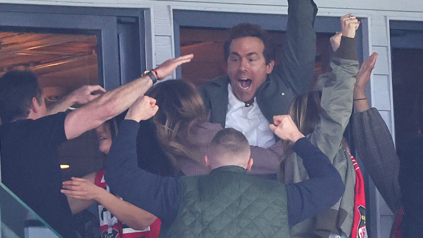 Wrexham promoted to Championship: Ryan Reynolds club to England’s second tier after third straight promotion