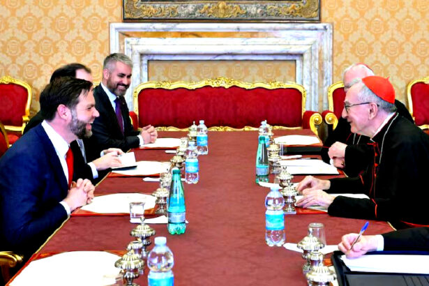 ‘EXCHANGE OF OPINIONS’: In the Vatican for Easter, VP Vance Faces off With Catholic Church’s Top Diplomat Over Migrants, Has Private Audience With Ailing Pope Francis (VIDEOS) |