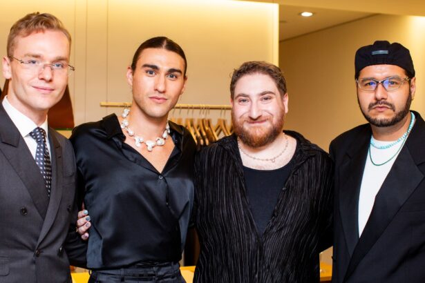 Presley Oldham Celebrates His Bergdorf Goodman Debut With After-Work Champagne