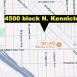 10 minutes after a 911 caller reported men were threatening her husband, a man is murdered in Albany Park
