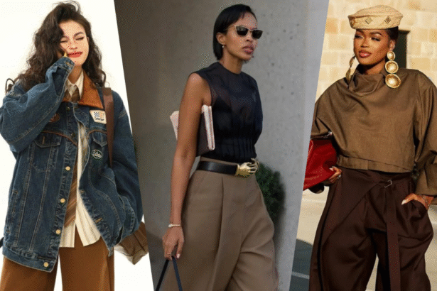 10 Chic Ways For Women To Style Brown Pants