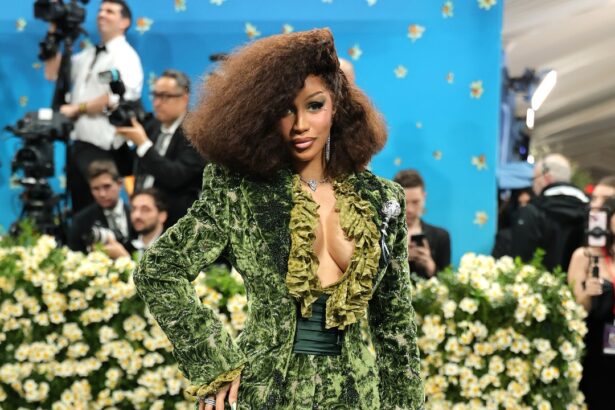 Cardi B Chose “Main Character” Burberry Suiting for the 2025 Met Gala