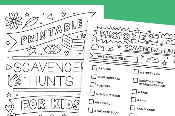 40 Clever Scavenger Hunt Ideas (Plus Free Printable Bundle)