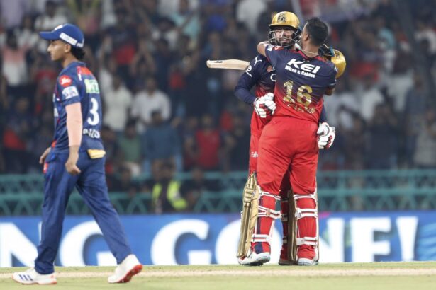 5 records broken during RCB’s unbelievable 6-wicket win over in LSG in Match 70