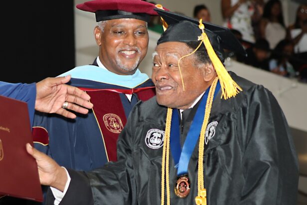 79-year-old college graduate was inspired by a campus tragedy : NPR