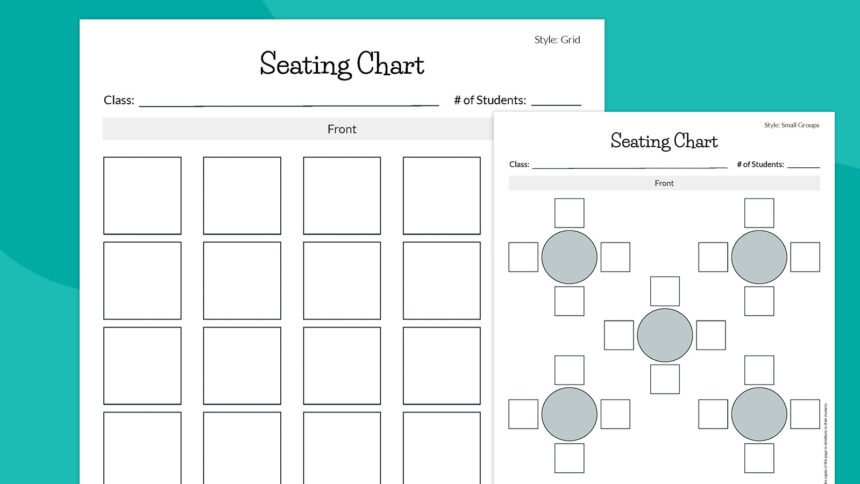 9 Classroom Seating Chart Arrangements (Free Printable Bundle)