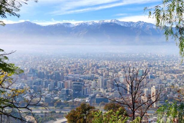 A hike on Cerro San Cristobal with stunning views of the Chilean Andes : NPR