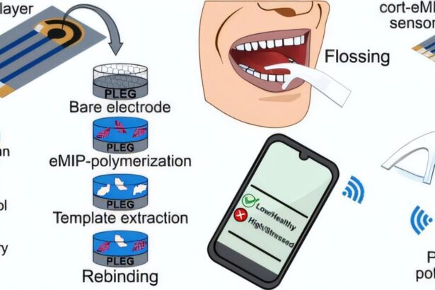 A new dental flosser enables at-home stress monitoring