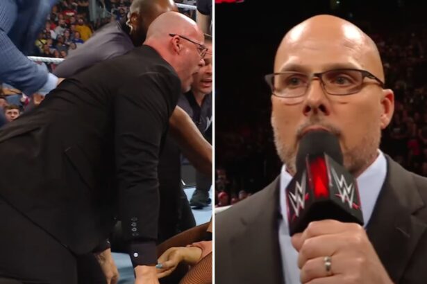 Adam Pearce forced to intervene as top Champion seemingly suffers nose injury at WWE Backlash 2025