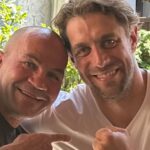 Anze Kopitar’s wife Ines drops 1-word reaction to LA Kings captain linking up with former IBF welterweight title holder Dejan Zavec