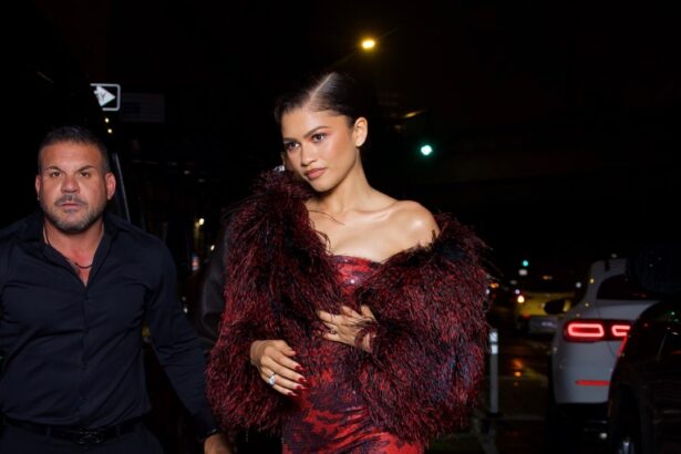 Zendaya Swaps the Sharp White Zoot Suit for Sexy Red Sparkles at the 2025 Met Gala After-Party
