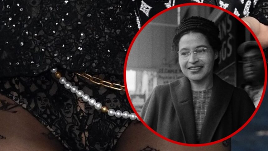BLACKPINK’s Lisa Appears to Have Rosa Parks’ Face on Undies at Met Gala