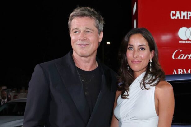Brad Pitt Makes Rare Comment on Ines de Ramon Public Debut