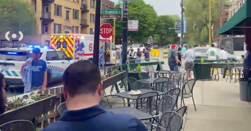 Bystander shot after at least 1 gunman opens fire outside Wrigley Field