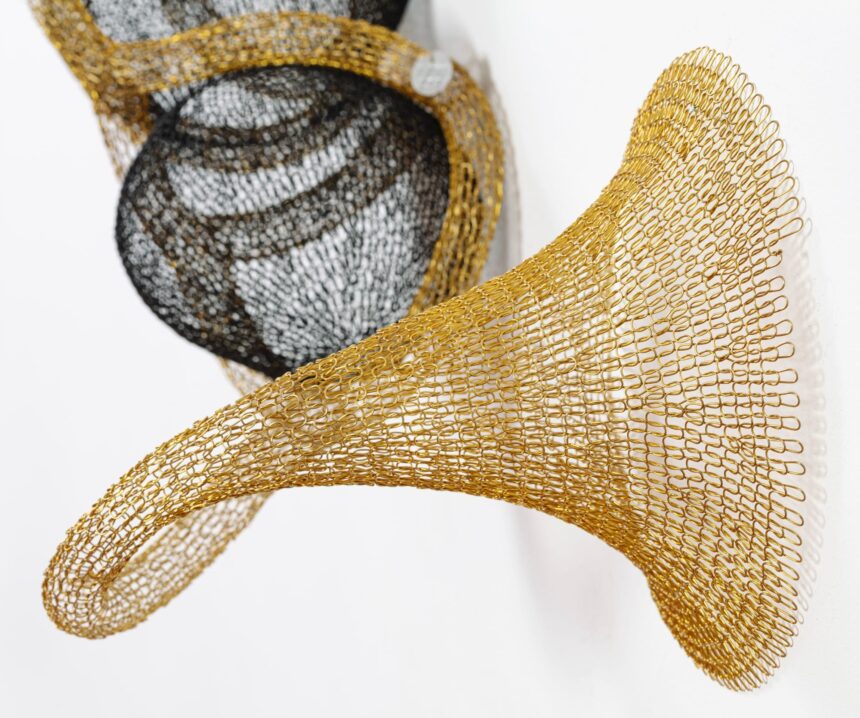 Caio Marcolini Weaves Delicate Metal Mesh into Spawning Cellular Sculptures — Colossal