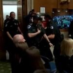 Capitol Police APPREHEND Unhinged Leftist Protesters Who Threatened RFK Jr. During Senate Hearing |