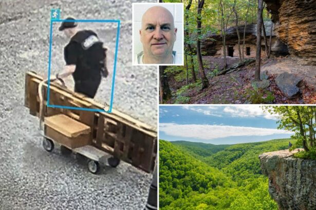 Caves and other mountain hideouts are being searched for fugitive Grant Hardin known as ‘Devil in the Ozarks’