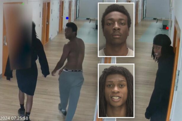 Chilling video shows prisoners smiling before beating sex offender to death