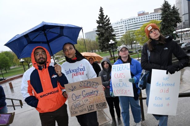 Coloradans rally at state capitol against federal cuts and layoffs