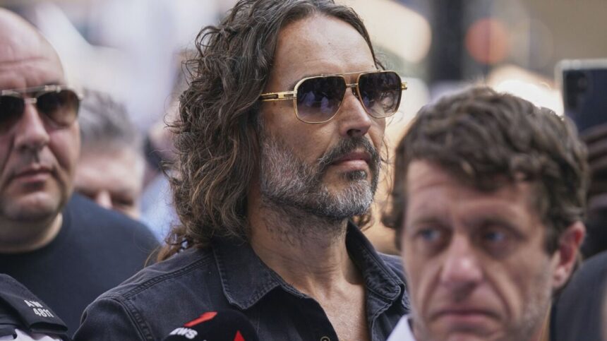 Comedian Russell Brand granted conditional bail after rape charge : NPR