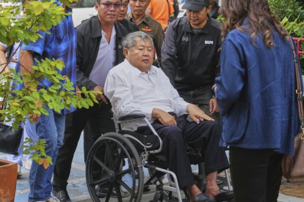 Construction magnate surrenders over Bangkok building collapse : NPR