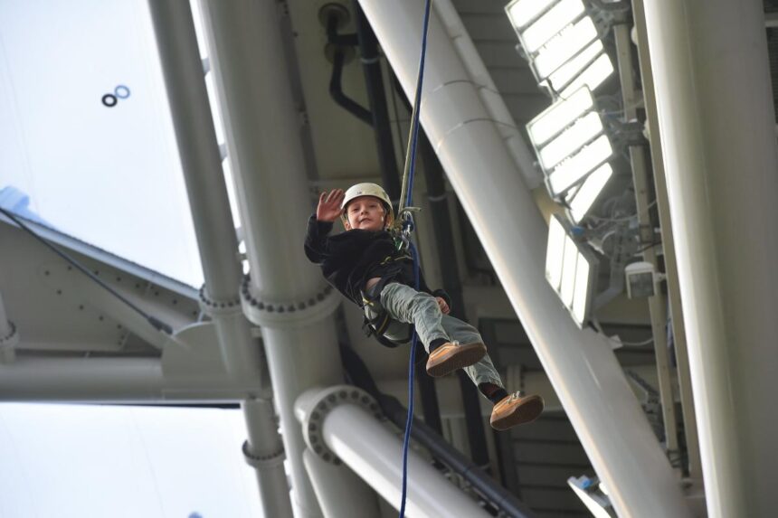Cooper, 9, conquers heights challenge