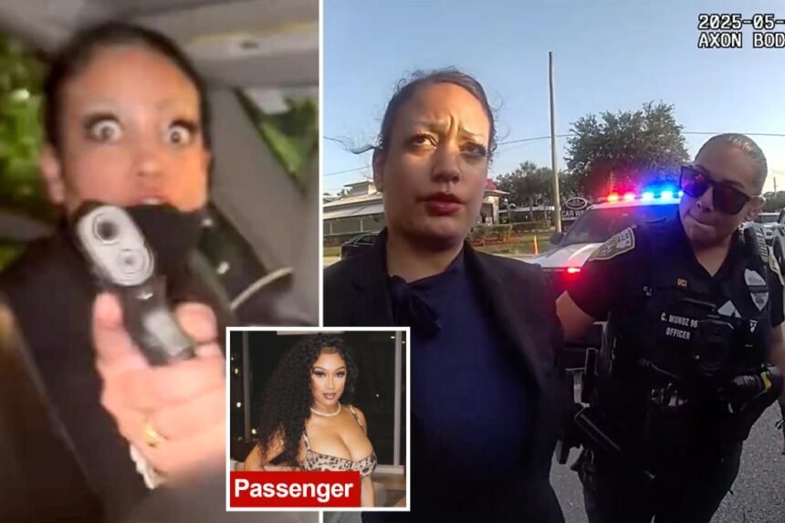 ‘Crazy eyes’ Uber driver who pulled a gun on passenger arrested: cops