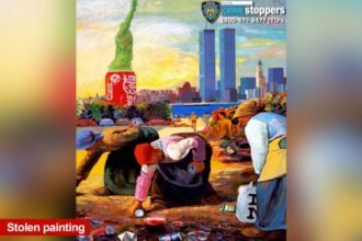 Cultured crook breaks window of Staten Island home, steals 0K painting: cops