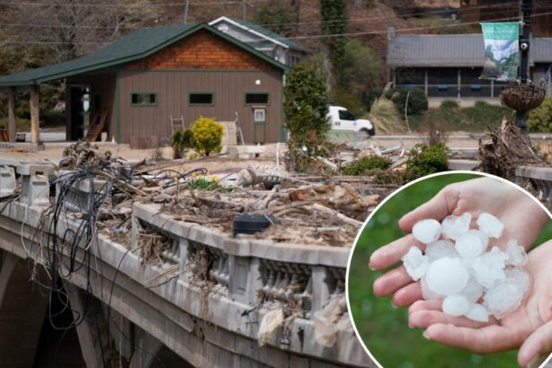 Damaging hail threatens Helene-ravaged North Carolina ahead of heavy rain, flash flood risk in Southeast