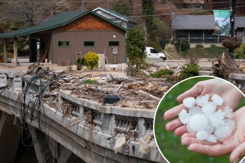 Damaging hail threatens Helene-ravaged North Carolina ahead of heavy rain, flash flood risk in Southeast
