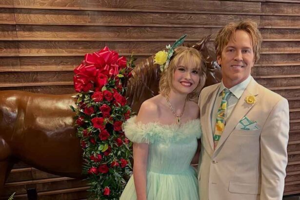 Dannielynn Birkhead Shines with Larry Birkhead at 2025 Kentucky Derby
