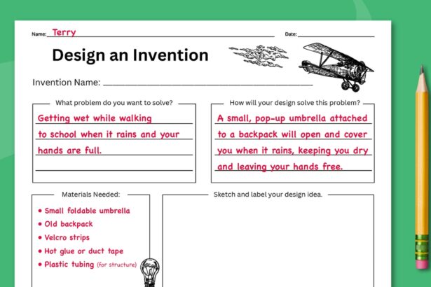 “Design an Invention” Worksheet (Free Printable)