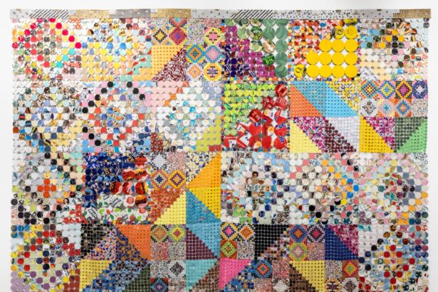 Discarded Packaging and Labels Find New Life in Kelly Kozma’s Vibrant Patchworks — Colossal