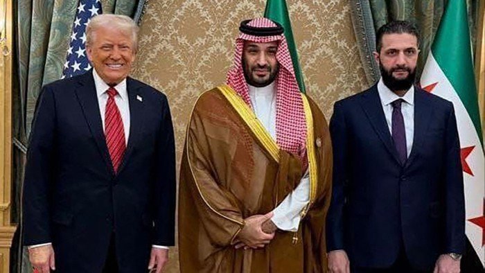 Donald Trump holds warm meeting with ‘tough guy’ Syrian leader