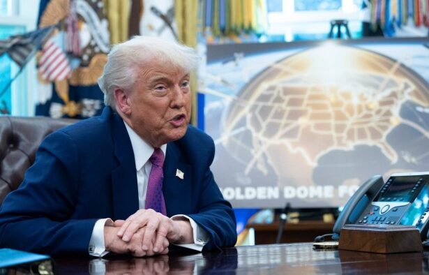 Donald Trump says 5bn ‘Golden Dome’ will be completed during his term