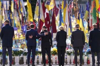 European leaders travel to Kyiv in push for 30-day ceasefire