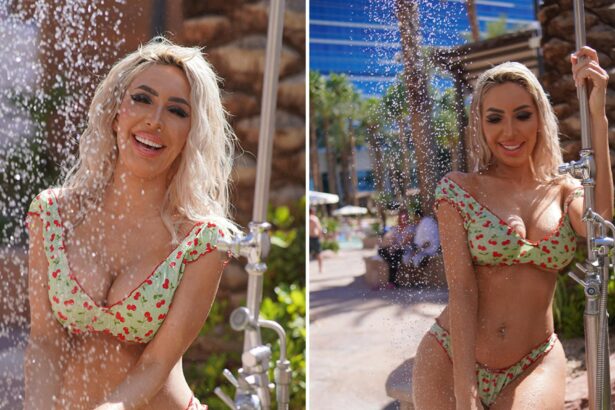 Farrah Abraham Poses Poolside in Las Vegas
