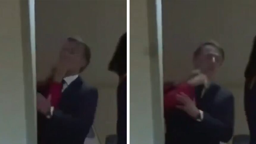 French President Emmanuel Macron Shoved in the Face by His Wife
