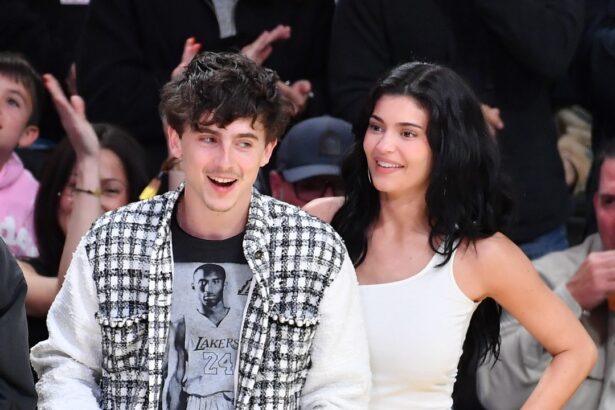 Kylie Jenner and Timothée Chalamet Are the Best-Dressed Courtside Couple