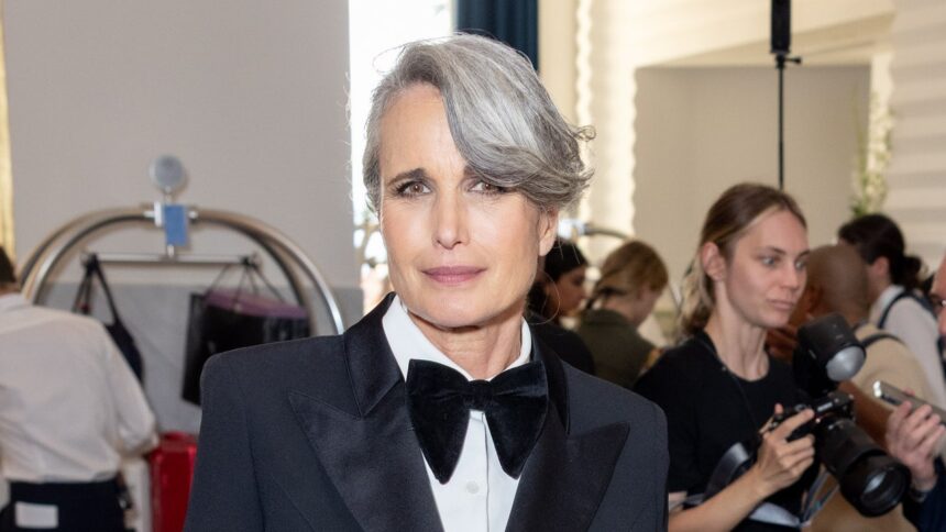 Hairfluencer Andie MacDowell Switches Things Up In Cannes