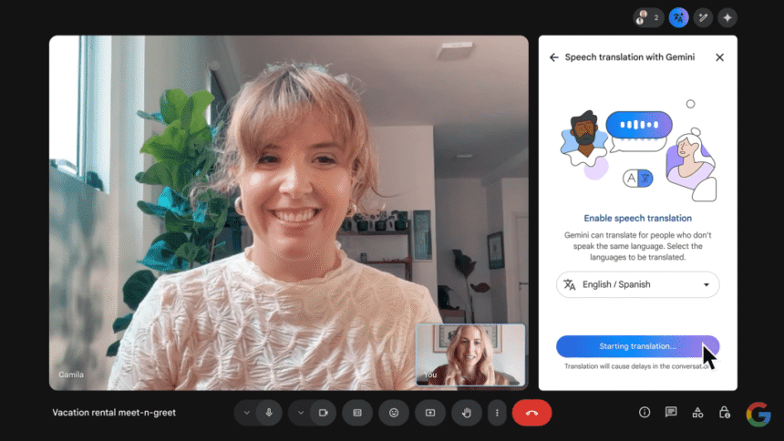 Google Meet to Get New Gemini-Powered Translation Feature
