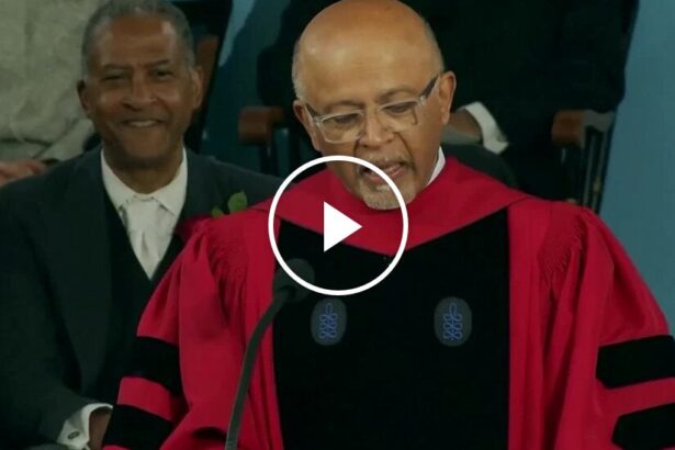 Harvard Commencement Speaker Congratulates and Thanks Graduates