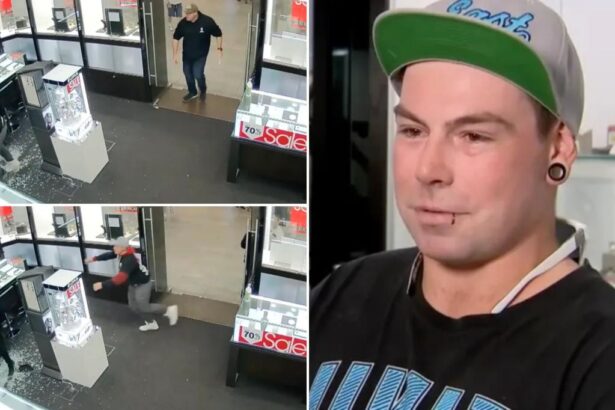 Hero dad makes dramatic citizen’s arrest, tackling armed would-be burglar