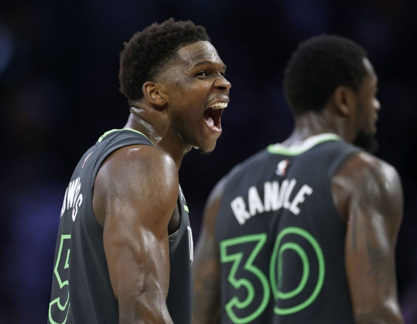 “He’s Wolverine” – Julius Randle sums up Anthony Edwards’ ultimate healing powers after improbable injury return